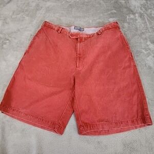 Peter Millar Shorts‎ Men 36 Red Chino Flat Front Casual Preppy Classicore